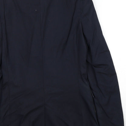 Mens UK Size 36 Topman Regular Blue Suit Jacket