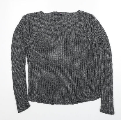 Womens UK Size 14 Marks and Spencer Grey Pullover Jumper