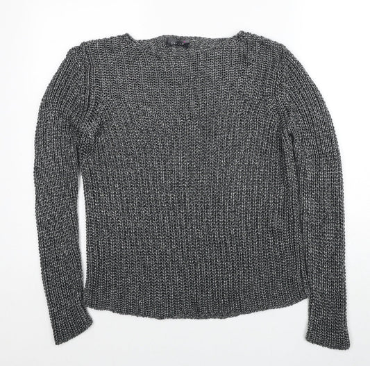 Womens UK Size 14 Marks and Spencer Grey Pullover Jumper