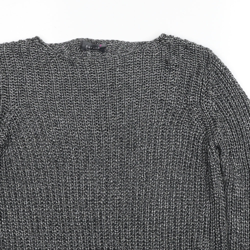 Womens UK Size 14 Marks and Spencer Grey Pullover Jumper