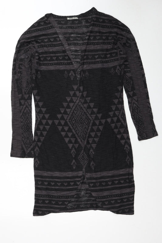 Womens UK Size S Ginger G Black Cardigan Jumper