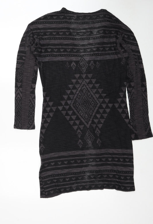 Womens UK Size S Ginger G Black Cardigan Jumper