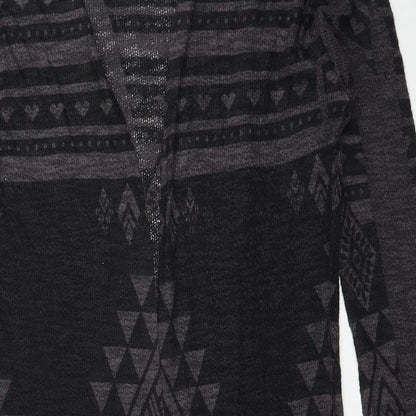 Womens UK Size S Ginger G Black Cardigan Jumper
