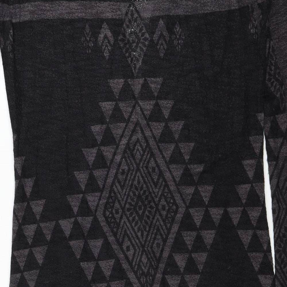 Womens UK Size S Ginger G Black Cardigan Jumper