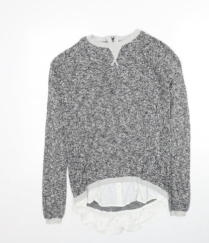 Womens UK Size 6 NEXT Grey Pullover Jumper