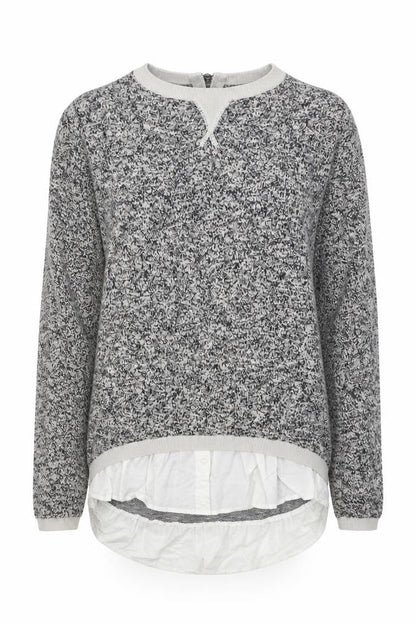 Womens UK Size 6 NEXT Grey Pullover Jumper