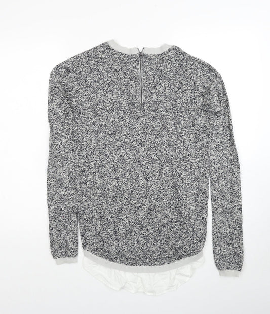 Womens UK Size 6 NEXT Grey Pullover Jumper