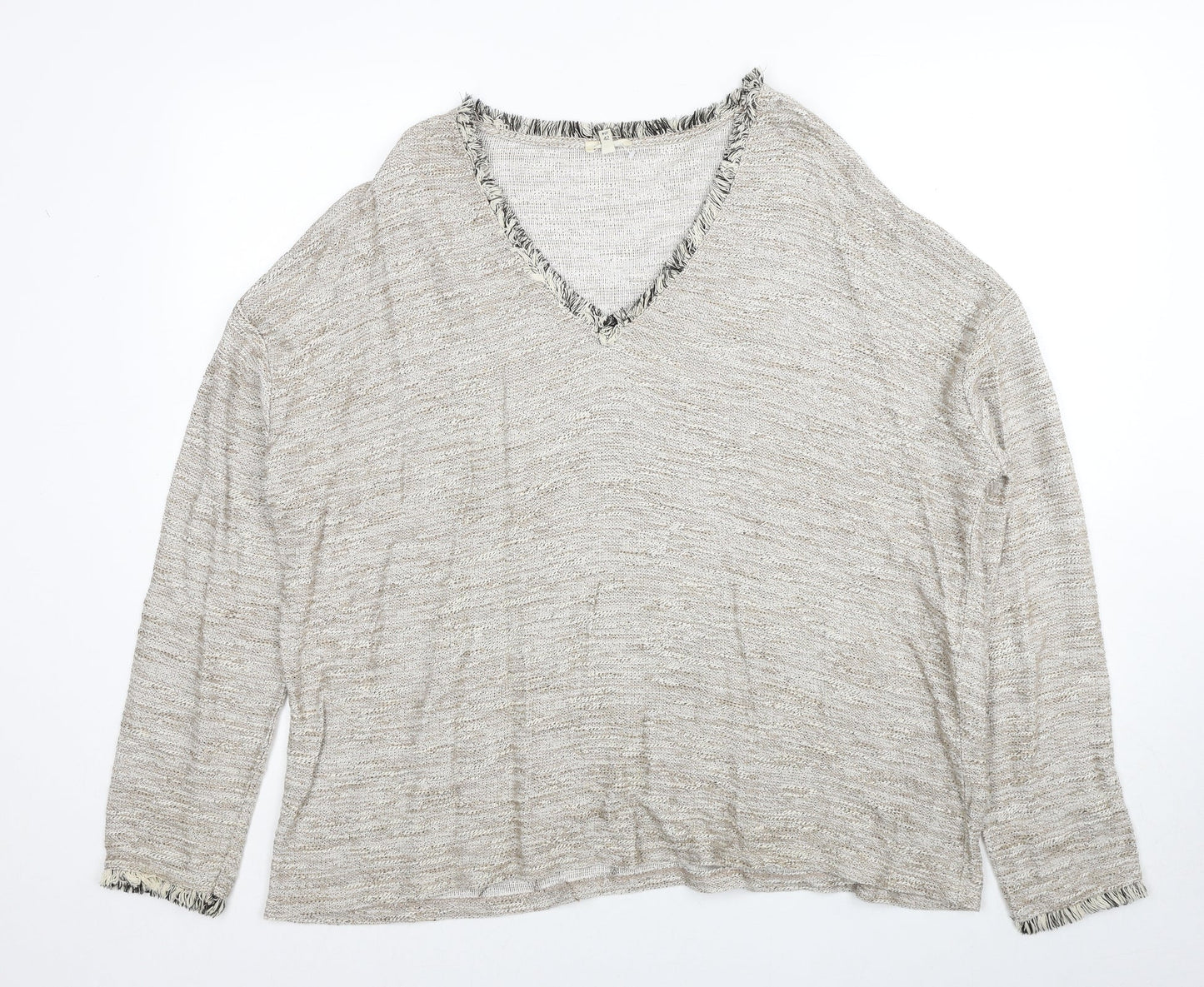 Womens UK Size 14 River Island Grey Pullover Jumper
