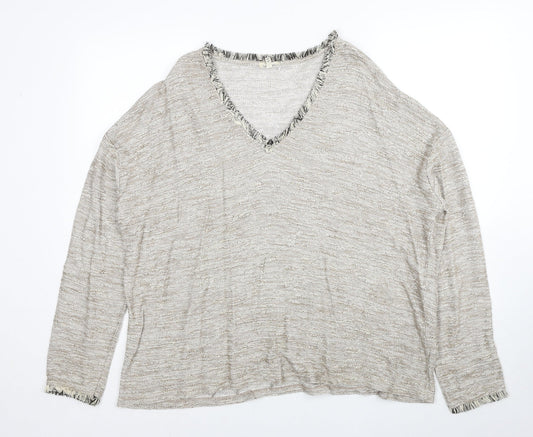 Womens UK Size 14 River Island Grey Pullover Jumper