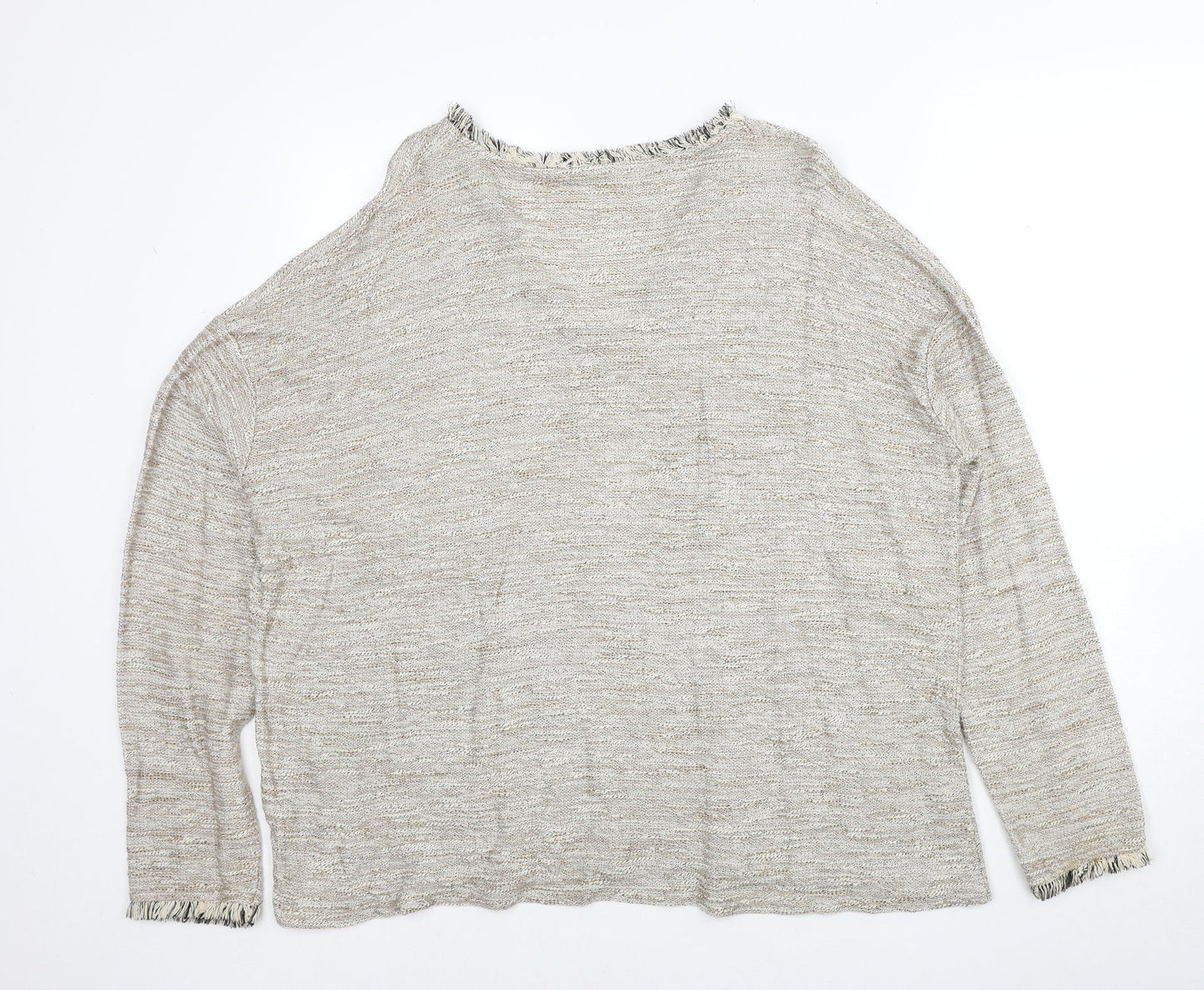 Womens UK Size 14 River Island Grey Pullover Jumper