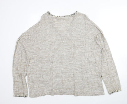 Womens UK Size 14 River Island Grey Pullover Jumper