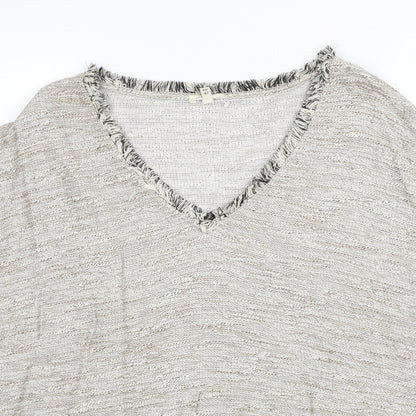 Womens UK Size 14 River Island Grey Pullover Jumper