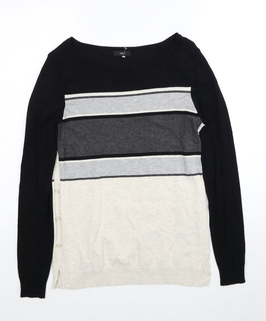 Womens UK Size 10 M&Co Multicoloured Pullover Jumper