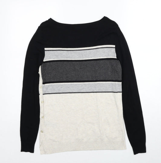 Womens UK Size 10 M&Co Multicoloured Pullover Jumper