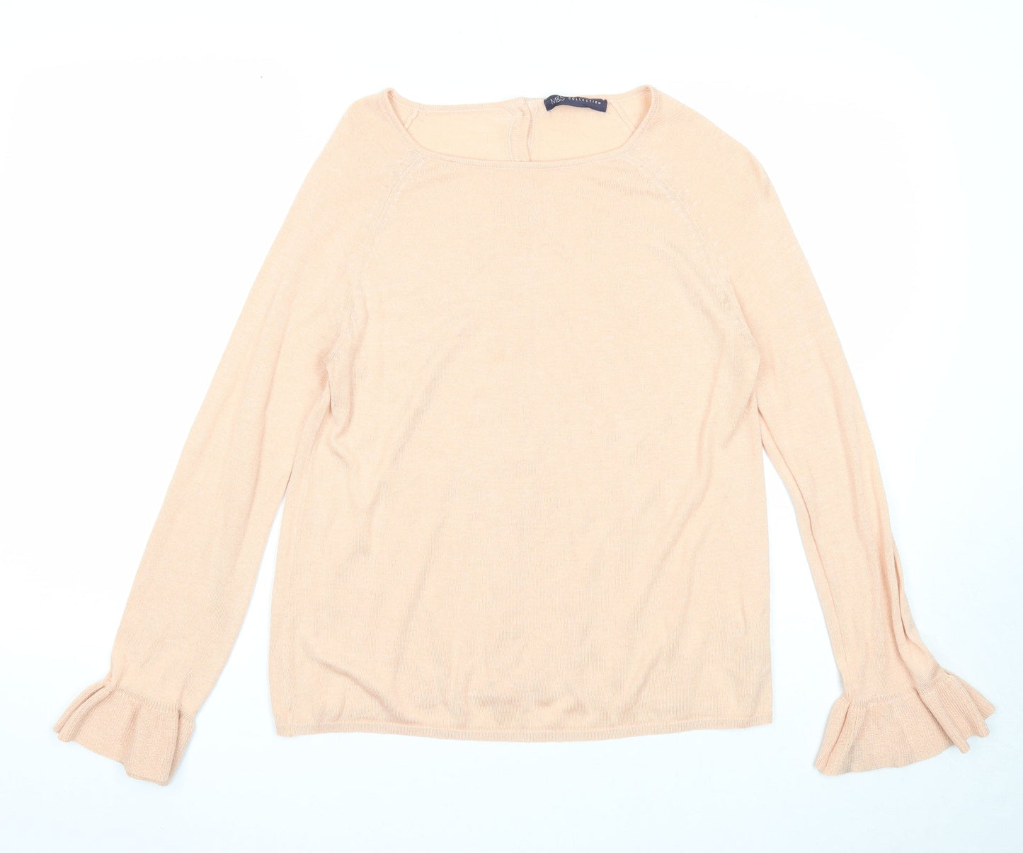 Womens UK Size 10 Marks and Spencer Pink Pullover Jumper