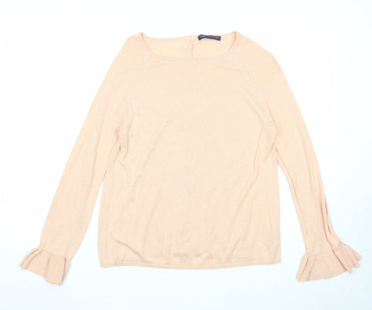 Womens UK Size 10 Marks and Spencer Pink Pullover Jumper