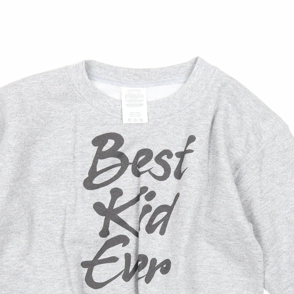 Gildan Boys Grey Cotton Pullover Sweatshirt Size XS Pullover - Best Kid Ever