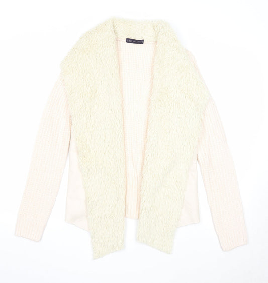 Womens UK Size S Marks and Spencer Ivory Cardigan Jumper