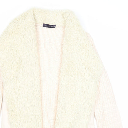 Womens UK Size S Marks and Spencer Ivory Cardigan Jumper