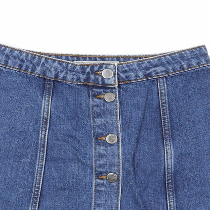 Womens UK Size 26 in Topshop A-Line Denim Skirt