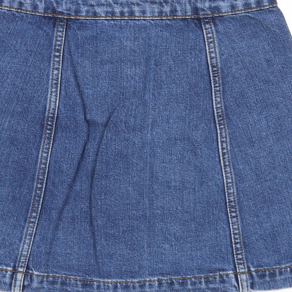 Womens UK Size 26 in Topshop A-Line Denim Skirt