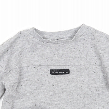 George Boys Grey Polyester Pullover Sweatshirt Size 2-3 Years Pullover