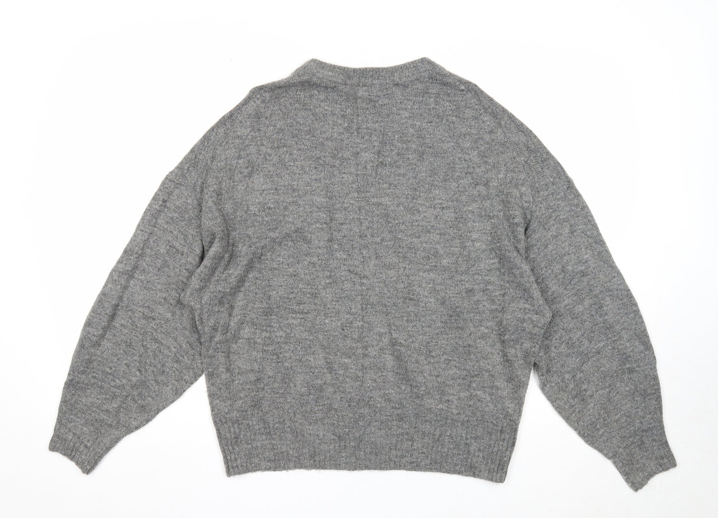 Womens UK Size M H&M Grey Pullover Jumper