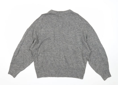 Womens UK Size M H&M Grey Pullover Jumper