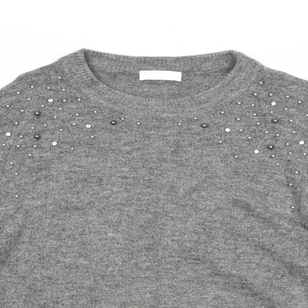 Womens UK Size M H&M Grey Pullover Jumper