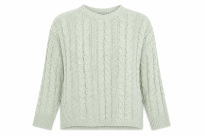 Womens UK Size 4 Atmosphere Green Pullover Jumper