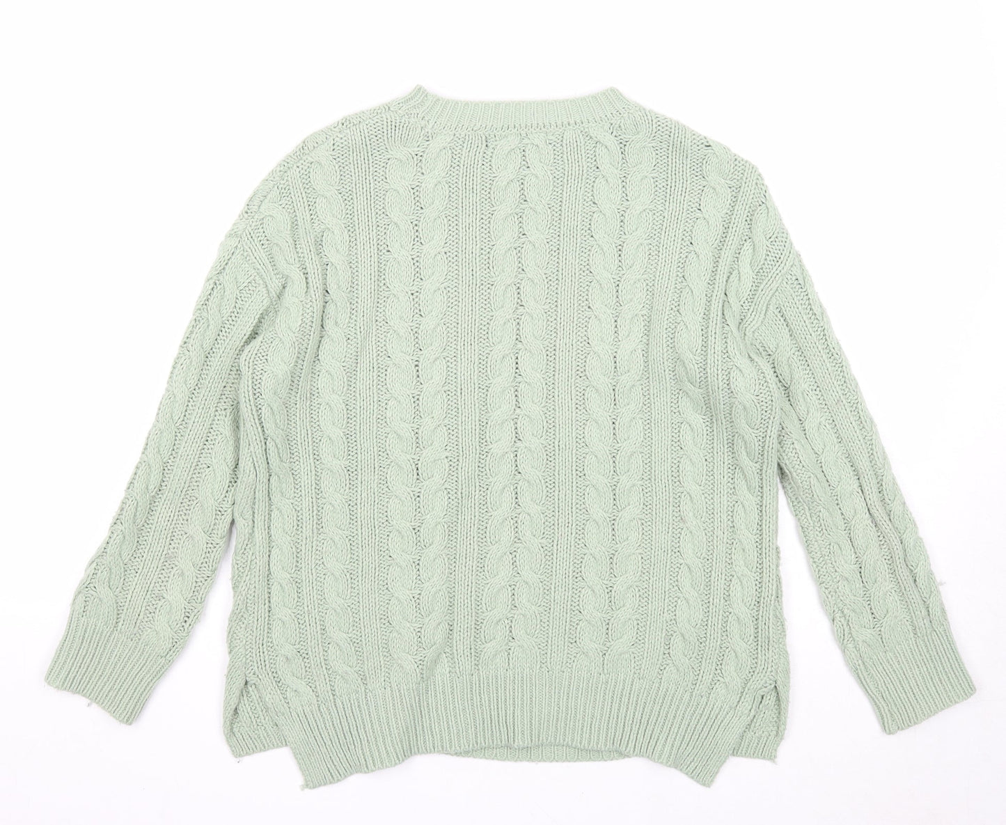 Womens UK Size 4 Atmosphere Green Pullover Jumper