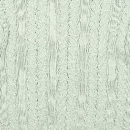 Womens UK Size 4 Atmosphere Green Pullover Jumper