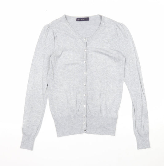 Womens UK Size 6 Marks and Spencer Grey Cardigan Jumper