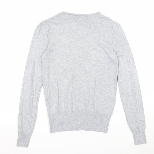 Womens UK Size 6 Marks and Spencer Grey Cardigan Jumper