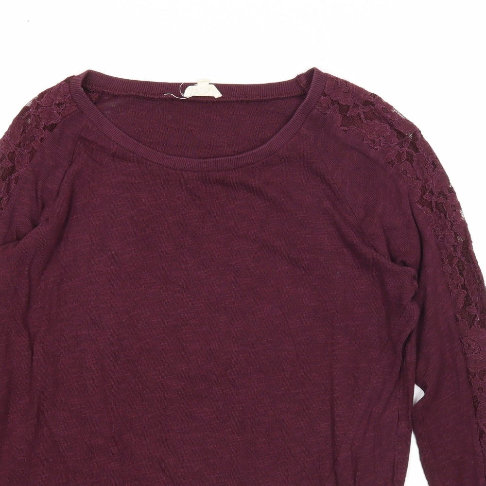 Womens UK Size 8 New Look Purple Pullover Jumper