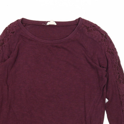 Womens UK Size 8 New Look Purple Pullover Jumper