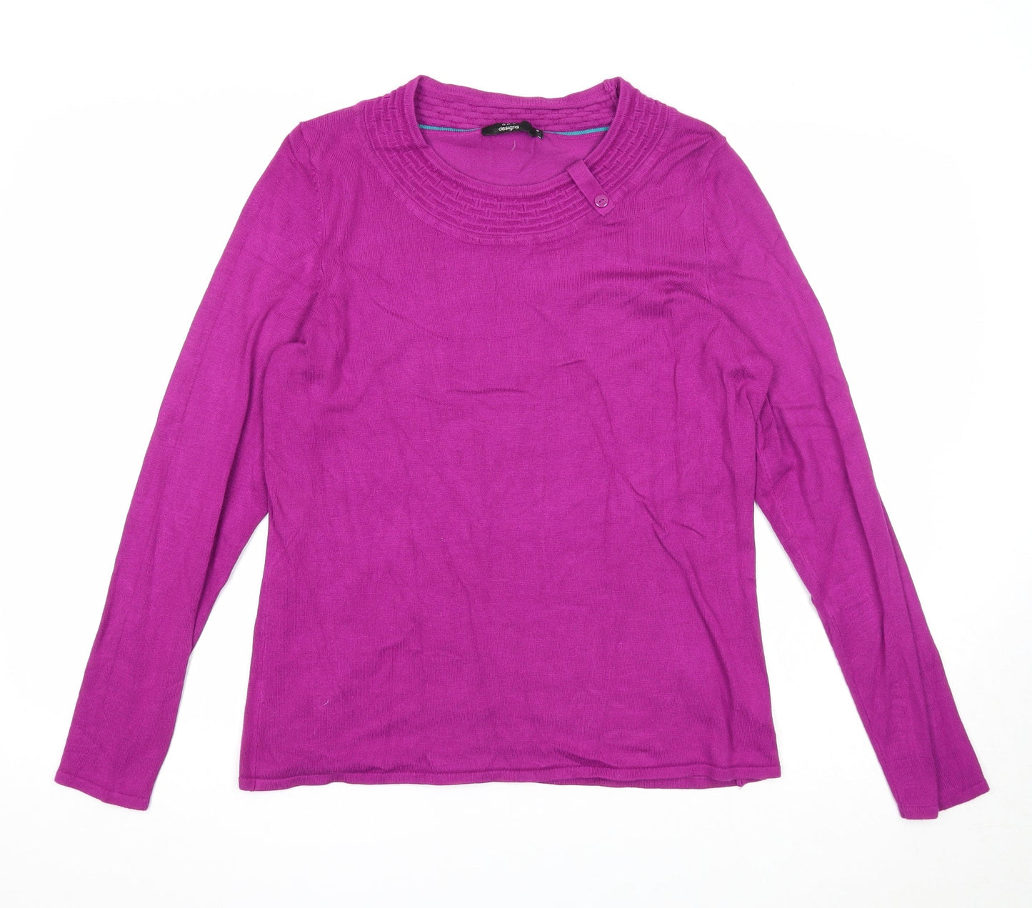 Womens UK Size S Sky Designs Purple Pullover Jumper