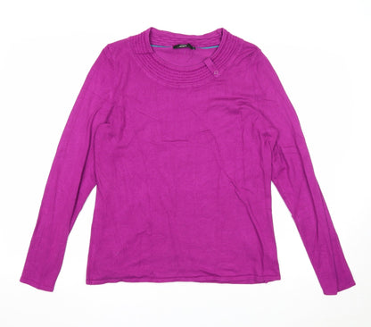 Womens UK Size S Sky Designs Purple Pullover Jumper