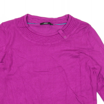 Womens UK Size S Sky Designs Purple Pullover Jumper