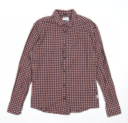 Mens UK Size L ONLY & SONS Multicoloured  Button-Up Long Sleeve Casual Shirt