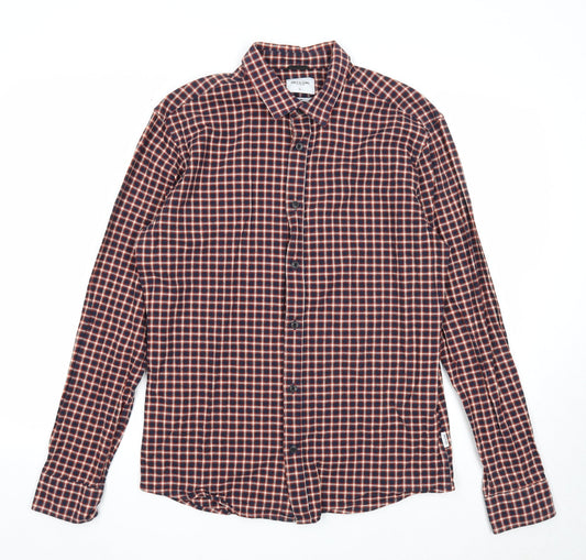 Mens UK Size L ONLY & SONS Multicoloured  Button-Up Long Sleeve Casual Shirt