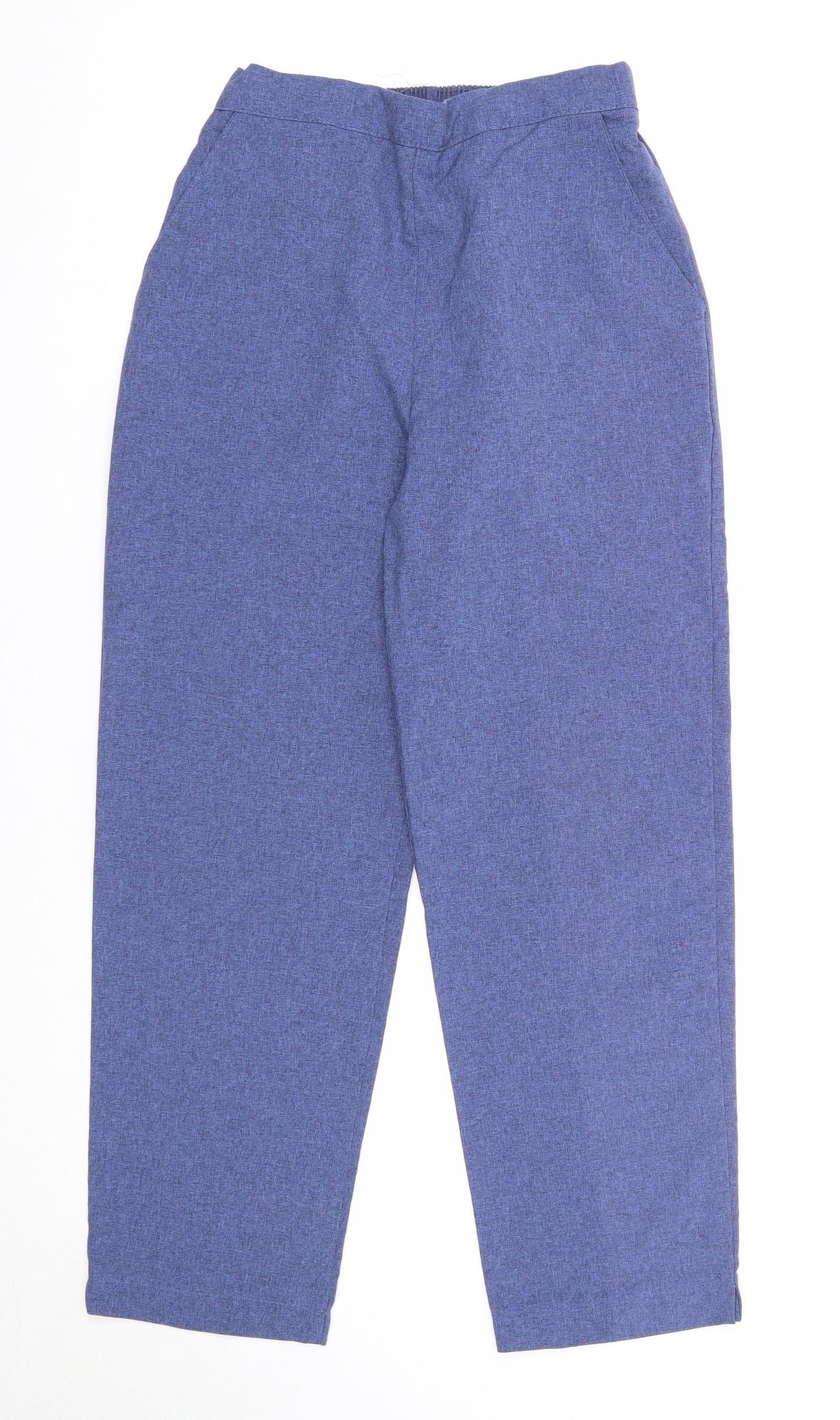 Womens UK Size 10 Emma Collection Regular Fit  Blue Trousers