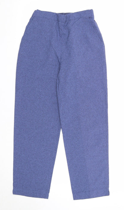 Womens UK Size 10 Emma Collection Regular Fit  Blue Trousers