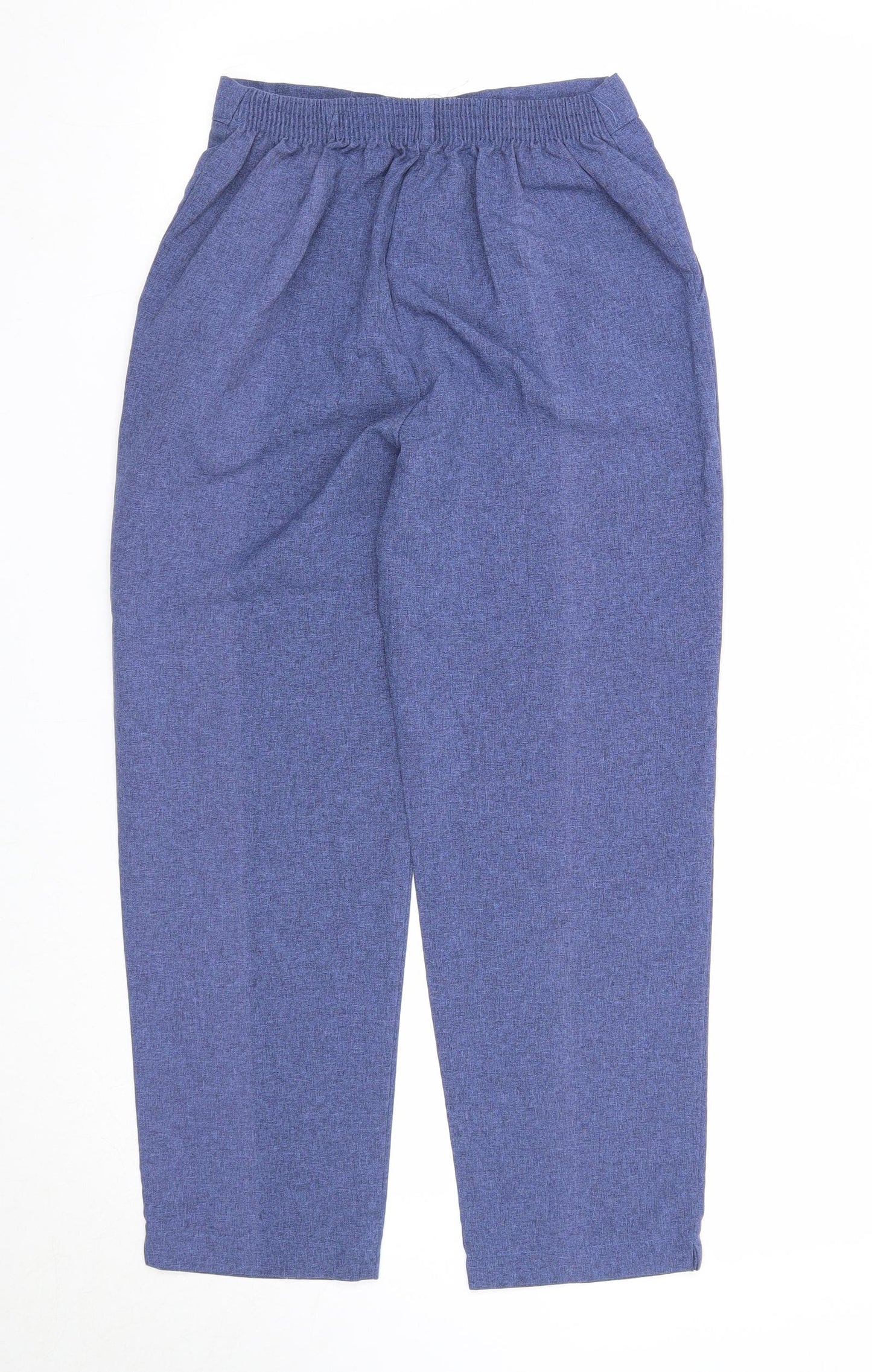 Womens UK Size 10 Emma Collection Regular Fit  Blue Trousers