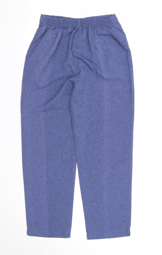 Womens UK Size 10 Emma Collection Regular Fit  Blue Trousers