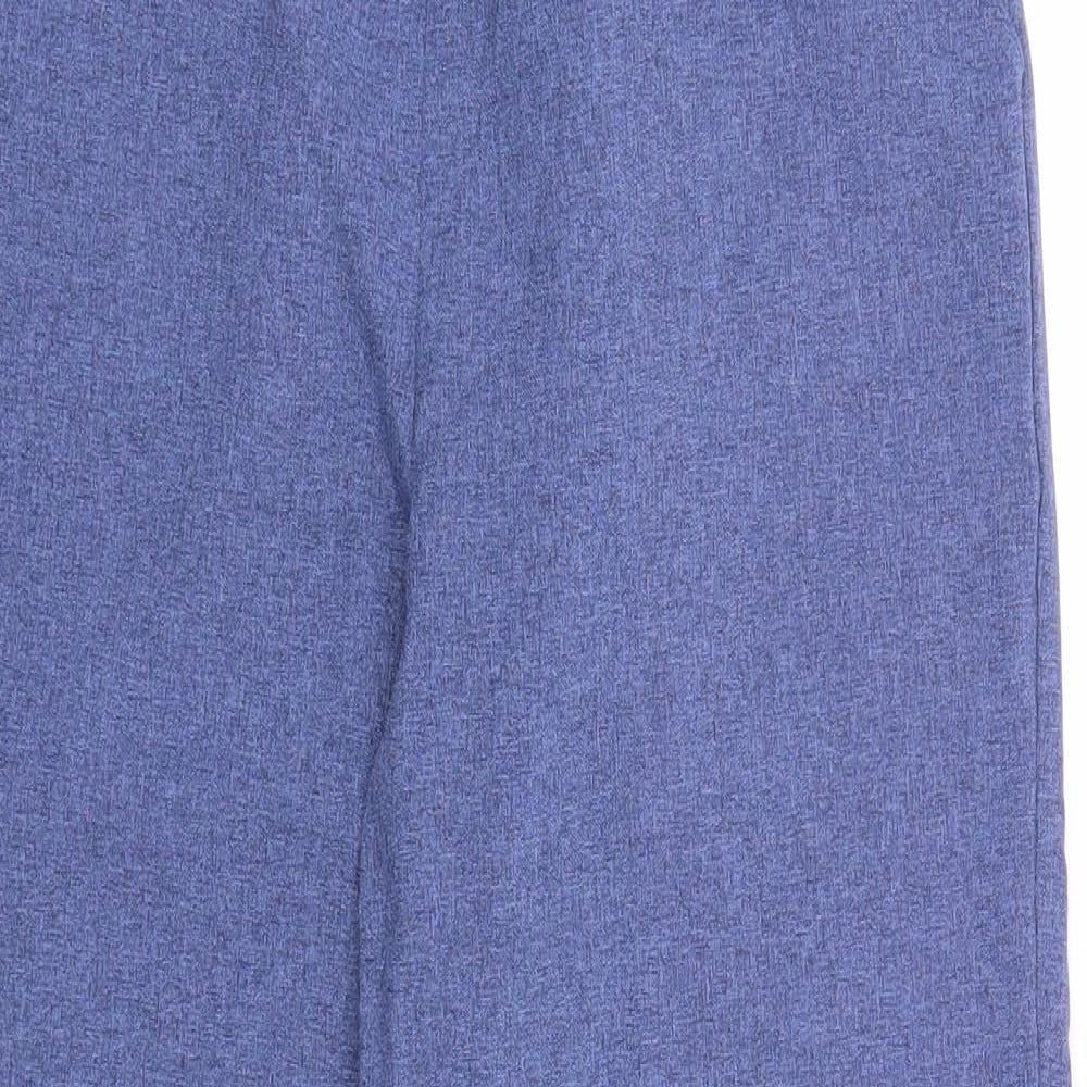 Womens UK Size 10 Emma Collection Regular Fit  Blue Trousers