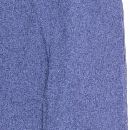 Womens UK Size 10 Emma Collection Regular Fit  Blue Trousers