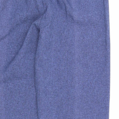 Womens UK Size 10 Emma Collection Regular Fit  Blue Trousers