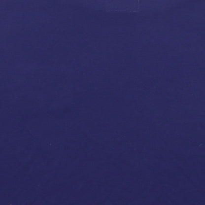Womens UK Size S Preworn Blue Basic T-Shirt