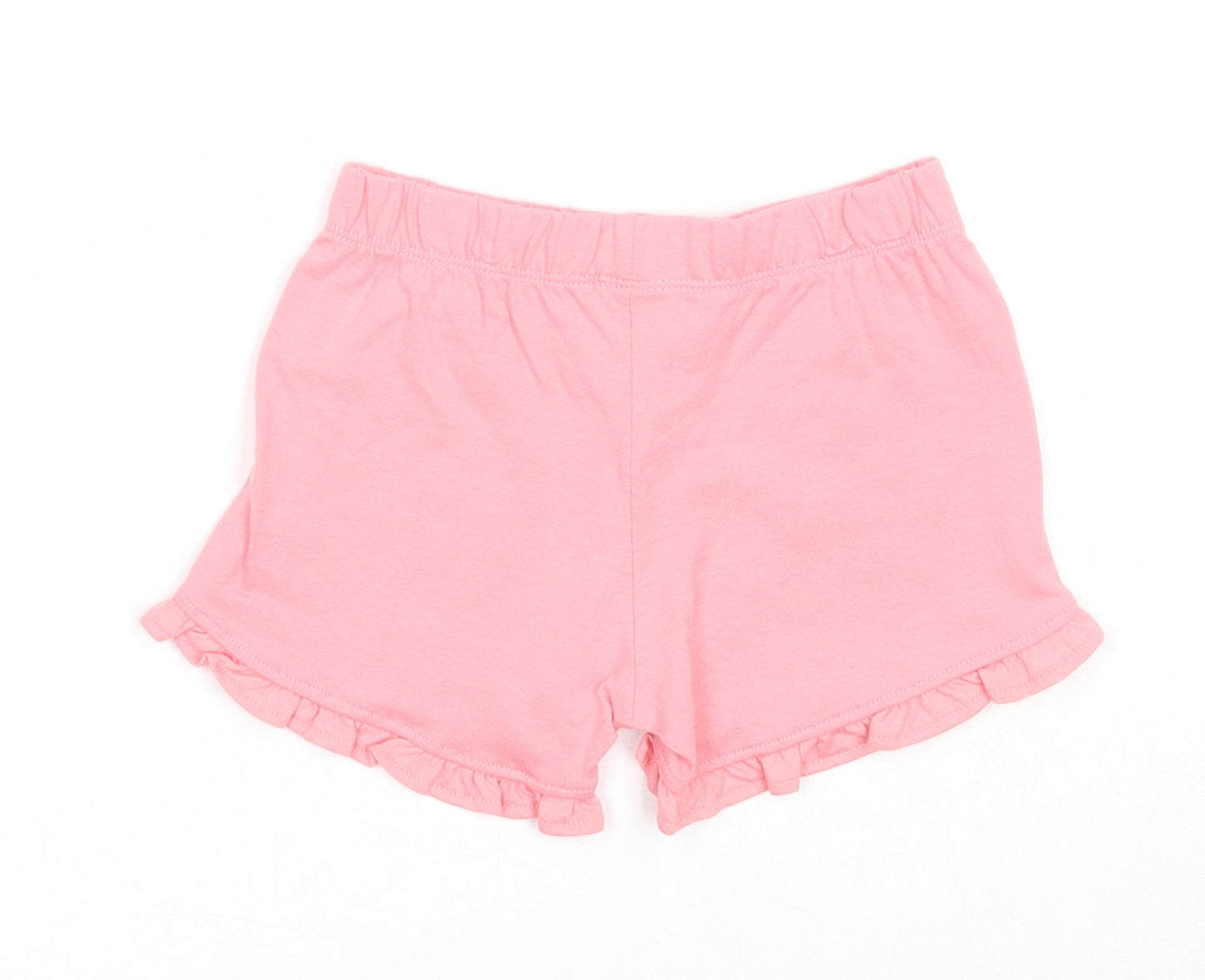 Care Bears Girls Pink Cotton Cropped Trousers Size 9 Months Pullover - Shorts